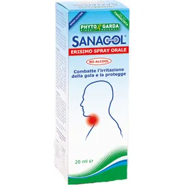 Phyto Garda Sanagol Erisimo Spray Orale Senza Alcool 20ml