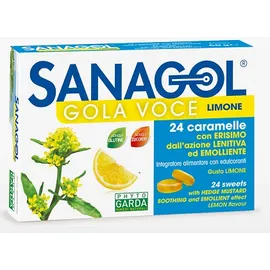 Phyto Garda Sanagol Gola Voce 24 Caramelle Senza Zucchero Gusto Limone