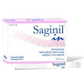 Cannula Vaginale Saginil In Da 4,5ml Monodose 5 Pezzi