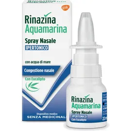 Rinazina Aquamarina Spray Nasale Ipertonico Con Eucalipto 20 Ml