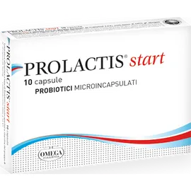 Omega Pharma Prolactis Start Integratore Alimentare Riequilibrio Disbiosi 10 Capsule