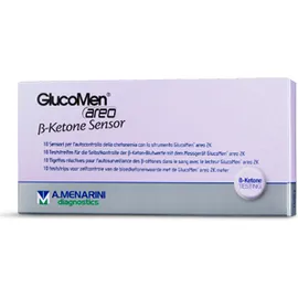 Strisce Misurazione Chetonemia Glucomen Areo B-ketone Sensor 10 Pezzi