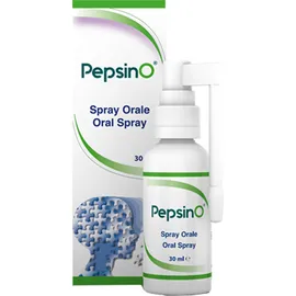 Pepsino Spray Orale Ad Azione Meccanica Per Riduzione Delle Manifestazioni Sintomatologiche Faringee Del Reflusso Gastroesofageo 30ml