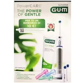 Gum Gift Box Powercare 1 Dentifricio 75 Ml + 1 Spazzolino Elettrico + 1 Refill