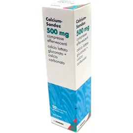 Calcium Sandoz*20cpr Eff 500mg