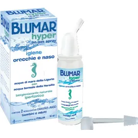 Blumar Hyper Spray No Gas Soluzione Ipertonica Igiene Naso E Orecchio 50 Ml