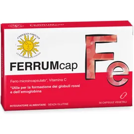 Tuafarmaonline Ferrumcap Integratore Alimentare Ferro Vitamina C 30 Capsule