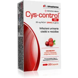 Arkopharma Cys-control Cranberry Integratore Vie Urinarie 60 Capsule
