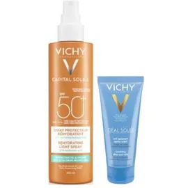 Vichy Capital Soleil Sleever Beach Protect Spray Protezione Solare 50+ Doposole 100ml