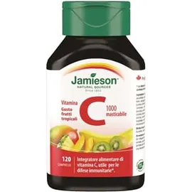 JAMIESON VIT C 1000 integratore alimentare 120 compresse gusto frutti tropicali