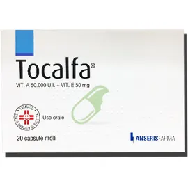 Tocalfa 50.000 ui + 50 mg Capsule Molli - 20 Capsule Molli