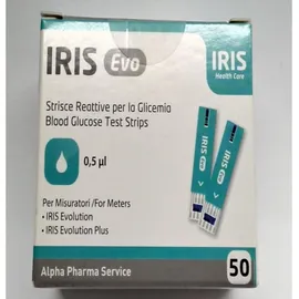 Strisce Misurazione Glicemia Iris Evo 50 Pezzi