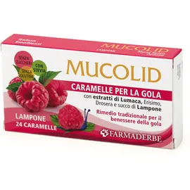 Mucolid Lumaca & Lampone 24 Caramelle