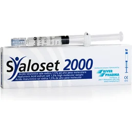 Siringa Intra-articolare Syaloset 2000 Acido Ialuronico 1,5%2 ml 1 Pezzo