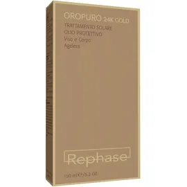 Rephase Oropuro 24k Gold Trattamento Solare Olio Protettivoviso e Corpo 150 ml