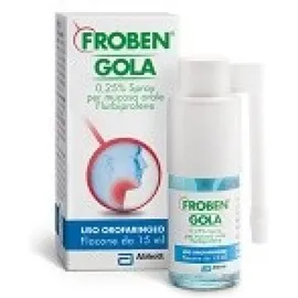 FROBEN GOLA SPRAY con nebulizzatore per mucosa orale 15ML 0,25%