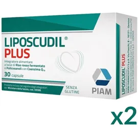Liposcudil Plus - Integratore per il colesterolo -PROMO BIPACK 30+30 Capsule