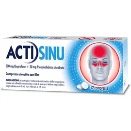 ACTISINU 12 compresse Sinusite 200MG+30MG