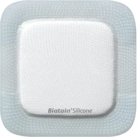 Medicazione Biatain in Schiuma di Poliuretano con Bordo Adesivo in Silicone 7,5x7,5 cm 10 Pezzi