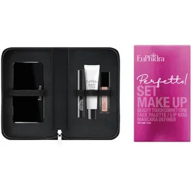 Euphidra Set Make Up Pelli Medie\Scure Con 1 Correttore + 1 Mini Mascara + 1 Lip Gloss + 1 Face Palette
