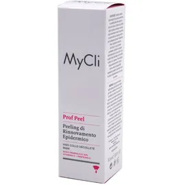 MyCli Prof Peel Peeling di Rinnovamento Epidermico Viso Collo Dècolletè Mani 50 ml