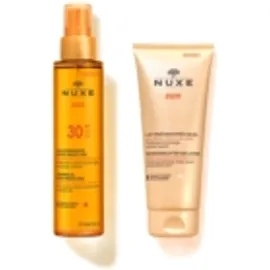 Nuxe Sun Duo Spray Fondan&lait Spray solare viso e corpo SPF 50 + Doposole viso e corpo