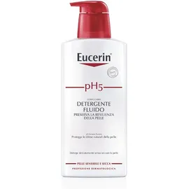 Eucerin pH5 Fluido Detergente Corpo Mani Viso Pelli Delicate Sensibili 100 ml