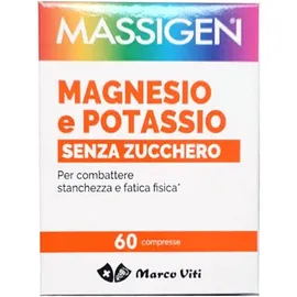 MASSIGEN MAGNESIO e POTASSIO SENZA ZUCCHERO 60 COMPRESSE