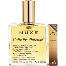 Nuxe huile prodigieuse olio secco 100ml + nuxe prodigieux le parfum 1,2ml