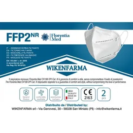 Mascherina Protettiva FFP2 Made in Italy - WIKENFARMA FLORENTIA MED MASCHERINA ffp2 100% Italiana confezione da 2 pezzi