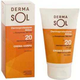 Dermasol Crema Corpo SPF20 - Protezione solare media resistente all`acqua - 100 ml