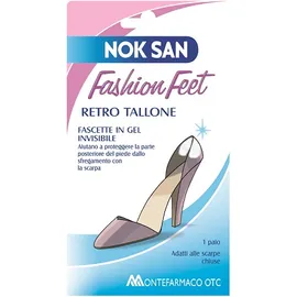 Nok San Fashion Feet Fascetta Per Retro Tallone 1 Paio