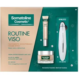 Somatoline Cosmetic Cofanetto Volume Effect Crema Ristrutturante Anti-Age + Occhi e Labbra + Eye Revive