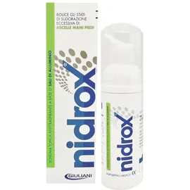 Nidrox Schiuma Topica Antitraspirante con Sali Di Alluminio 50 g