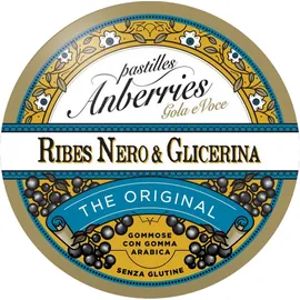 ANBERRIES CLASSICHE RIBES NERO & GLICERINA CARAMELLE 55 G