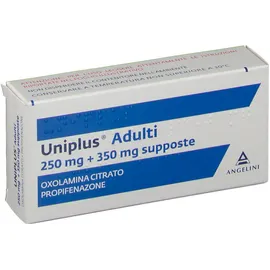 Uniplus® Adulti 250 mg + 350 mg Supposte