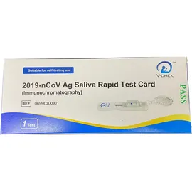 Test Antigenico Rapido Covid-19 V-chek Determinazione Qualitativa Antigeni Sars-cov-2 in Tamponi Salivari Mediante Immunocromatografia