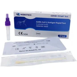Wiz Biotech Test rapido fai da te antigenico SARS Covid 19 1 test