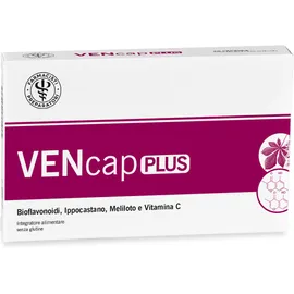 Vencapplus Integratore Circolazione a base di Bioflavonoidi Ippocastano Meliloto Vitamina C Laboratorio Farmacisti Preparatori 30Capsule
