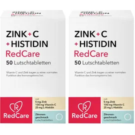 RedCare Compresse di Zinco con Vitamina C e Istidina Set da 2