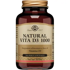 Solgar - Natural Vita D3 1000 100 Perle Softgels