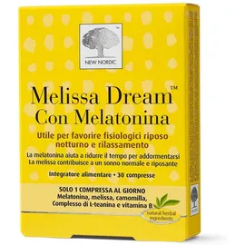Melissa Dream Con Melatonina 30 Compresse